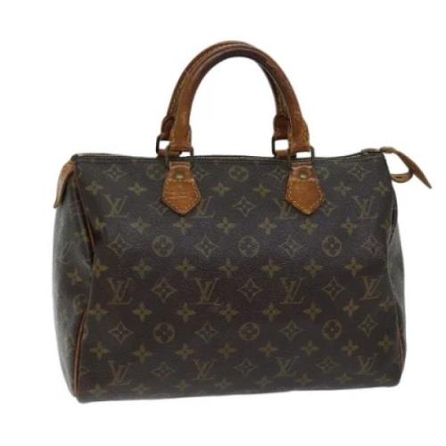 Louis Vuitton Vintage Pre-owned Canvas handvskor Brown, Dam