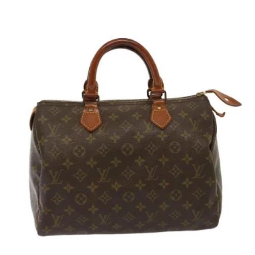 Louis Vuitton Vintage Pre-owned Canvas handvskor Brown, Dam