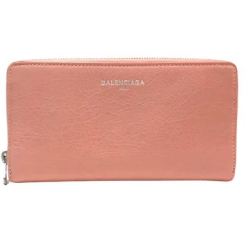 Balenciaga Vintage Pre-owned Laeder plnbcker Pink, Dam