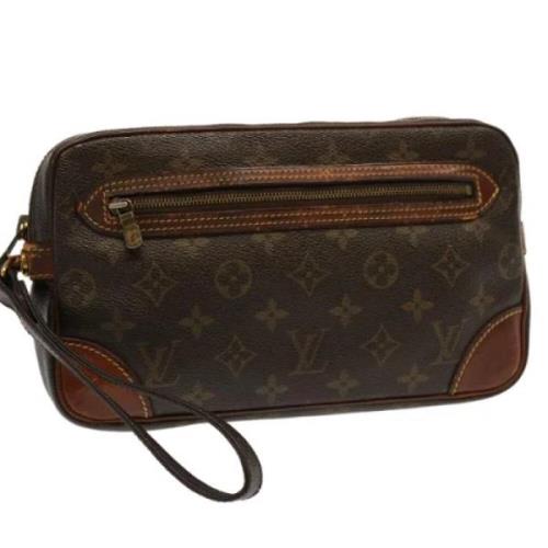 Louis Vuitton Vintage Pre-owned Canvas kuvertvskor Brown, Dam