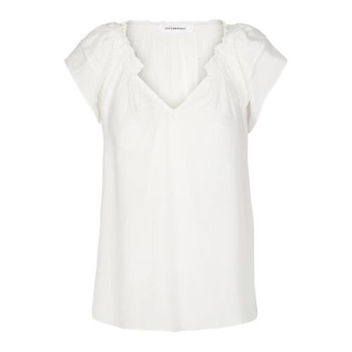 Co'Couture Blouses White, Dam