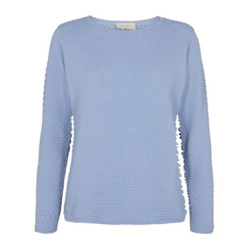 Freequent Dodo-Pu-Dottie Tröja i Chambray Blue Blue, Dam