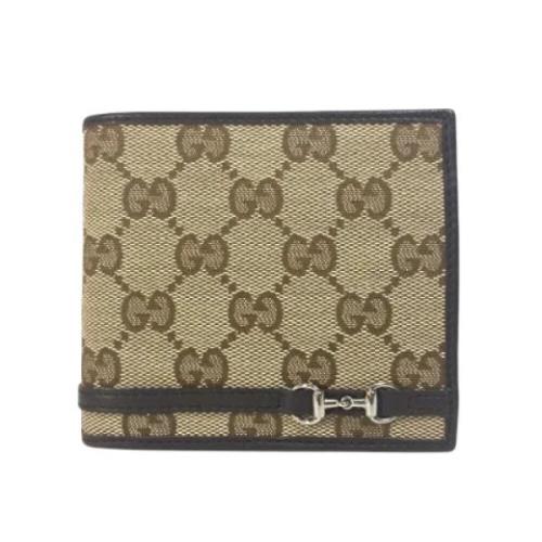 Gucci Vintage Pre-owned Laeder plnbcker Beige, Dam