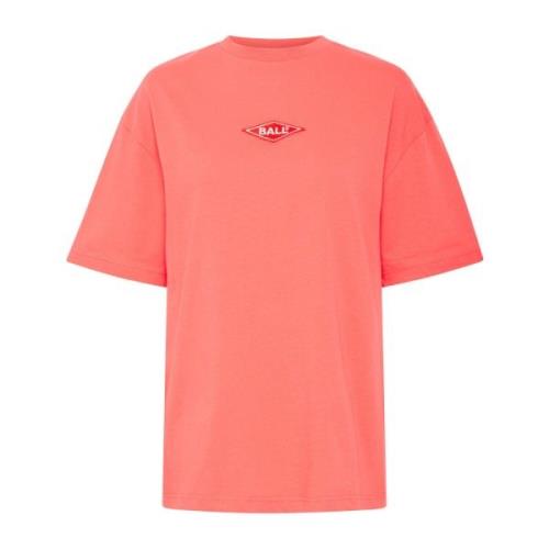 Ball Sportig Tee Blus med Logotyp Pink, Dam