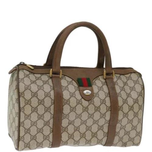 Gucci Vintage Pre-owned Laeder resvskor Beige, Dam