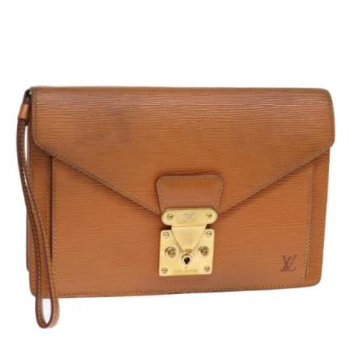 Louis Vuitton Vintage Pre-owned Laeder handvskor Brown, Dam