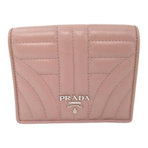 Prada Vintage Pre-owned Laeder plnbcker Pink, Dam