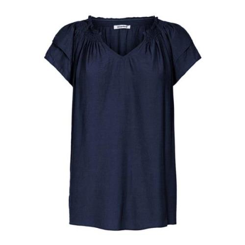 Co'Couture Sunrisecc Top Bluse 75683 120-Navy Blue, Dam