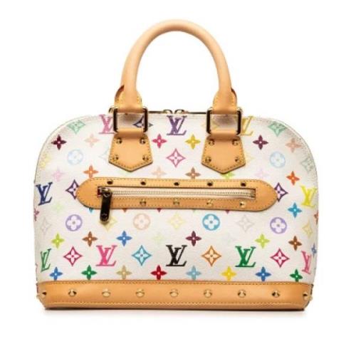 Louis Vuitton Vintage Pre-owned Laeder handvskor White, Dam