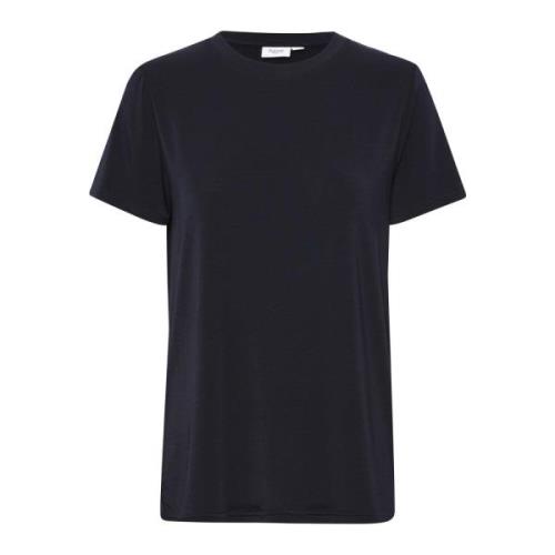 Saint Tropez Natt Himmel Regular T-shirt Blue, Dam