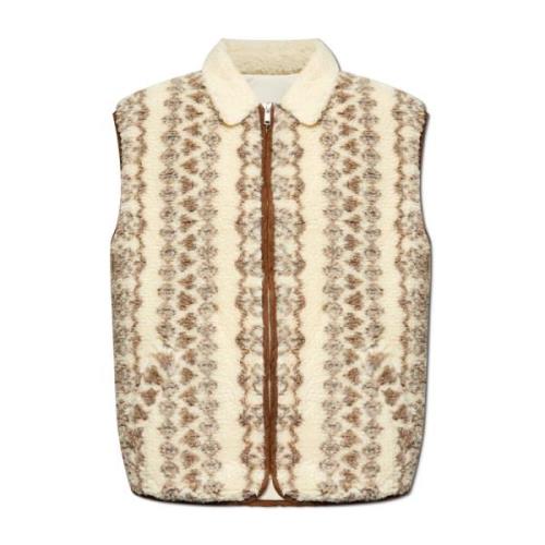 Isabel Marant Väst med Krage Beige, Herr