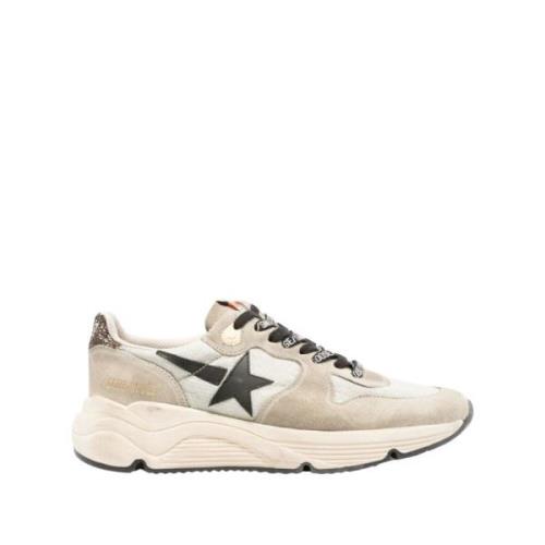 Golden Goose Löparsula Nylon Mocka Sneakers Beige, Dam