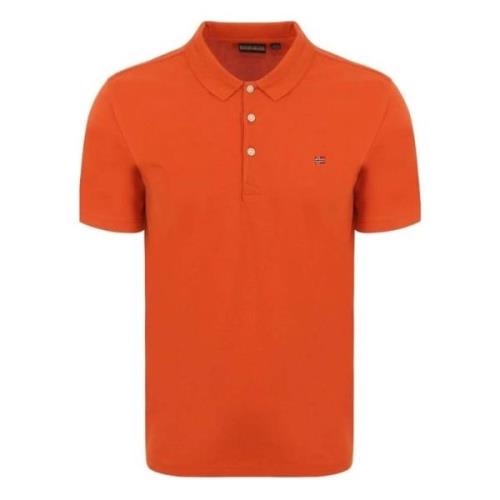 Napapijri Ealis Sum Short Sleeve Polo Orange, Herr