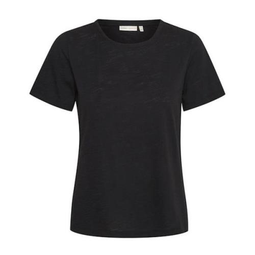 InWear Svart T-Shirt Topp 30105276 Black, Dam