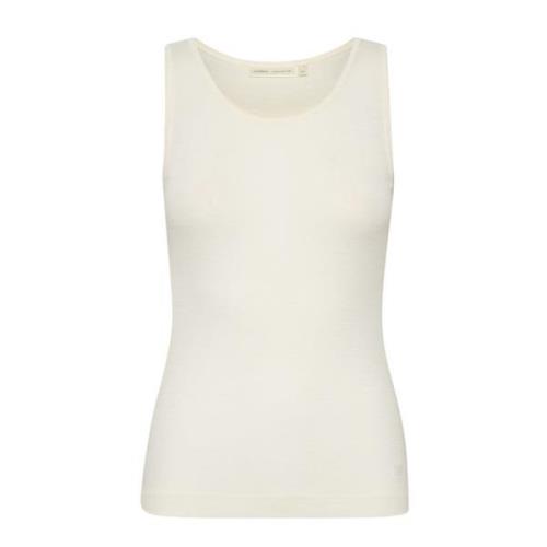 InWear Vit Tank Top White, Dam