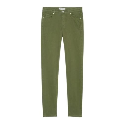 Marc O'Polo Byxor modell Lulea slim Green, Dam