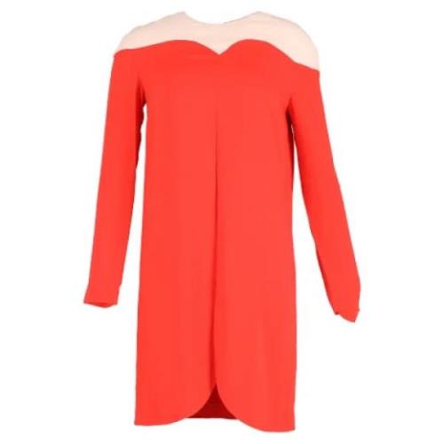 Stella McCartney Pre-owned Pre-owned Tyg klnningar Orange, Dam