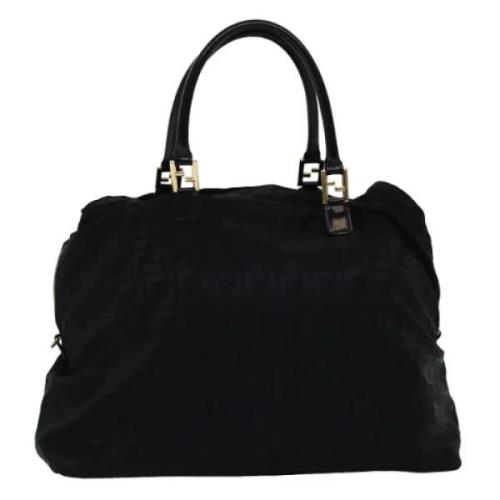 Fendi Vintage Pre-owned Canvas fendi-vskor Black, Dam