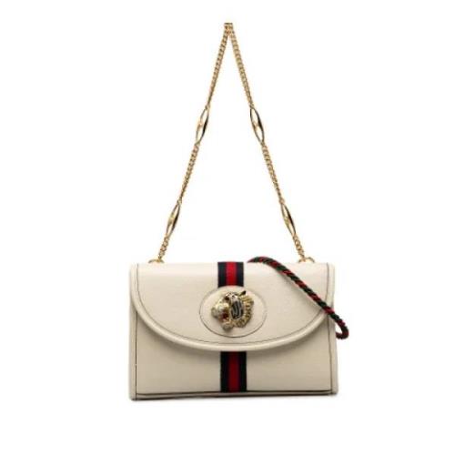 Gucci Vintage Pre-owned Laeder axelremsvskor White, Dam