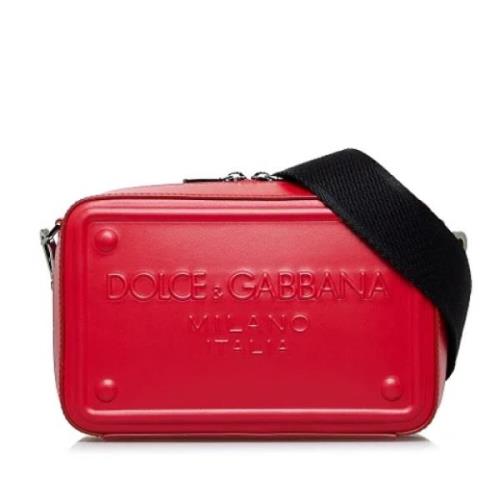 Dolce & Gabbana Pre-owned Pre-owned Laeder axelremsvskor Red, Dam