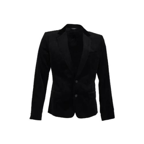 Dolce & Gabbana Pre-owned Pre-owned Polyester ytterklder Black, Herr