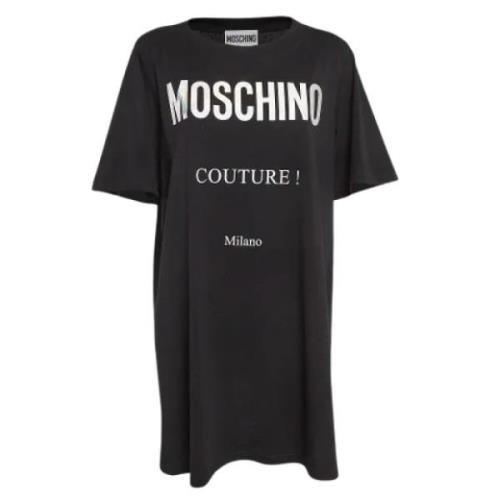 Moschino Pre-Owned Pre-owned Tyg klnningar Black, Dam