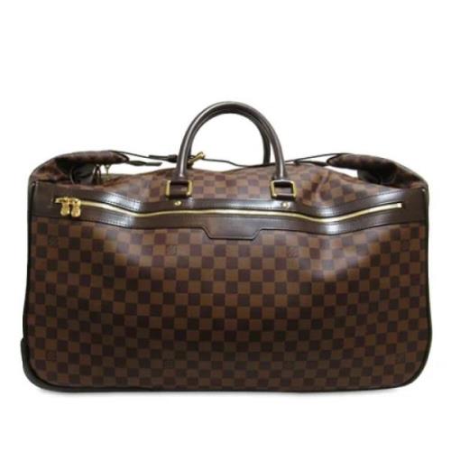 Louis Vuitton Vintage Pre-owned Laeder resvskor Brown, Herr