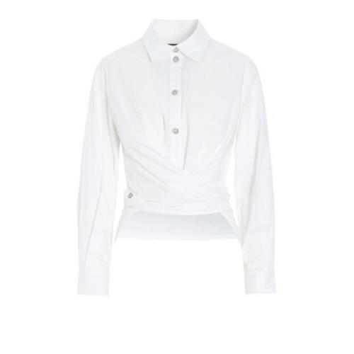 Bitte Kai Rand Core Cotton Wrap Skjorta Vit White, Dam