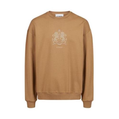 Iceberg Sweatshirt med enhörning Brown, Herr