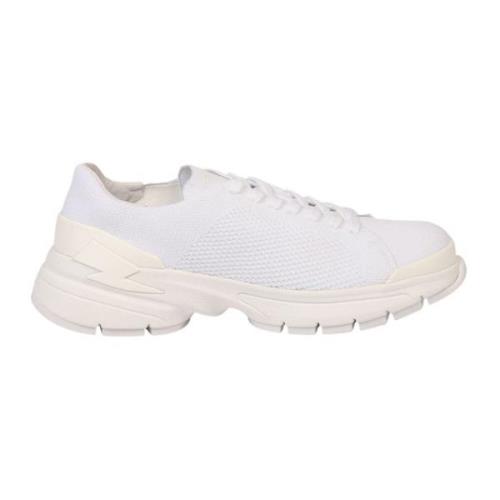 Neil Barrett Lyxiga Bekväma Vita Sneakers White, Herr