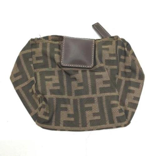 Fendi Vintage Pre-owned Canvas fendi-vskor Brown, Dam