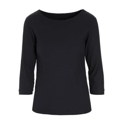 Bitte Kai Rand Globe Rib Blus Svart Black, Dam