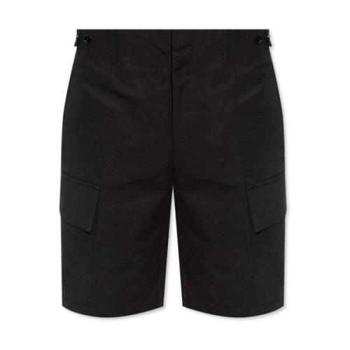 Jil Sander Cargo Shorts Bomull Made in Italy Black, Herr