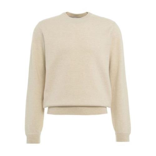 Gender Beige Stickat Aw24 Beige, Herr