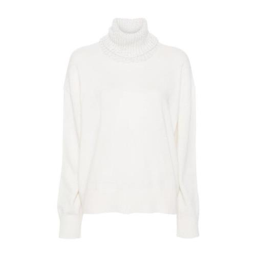 Fabiana Filippi Stilfull Damstickad Kollektion White, Dam