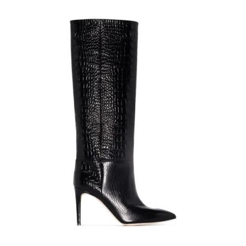 Paris Texas Carbon Stiletto Boot Black, Dam