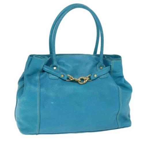 Celine Vintage Pre-owned Laeder celine-vskor Blue, Dam