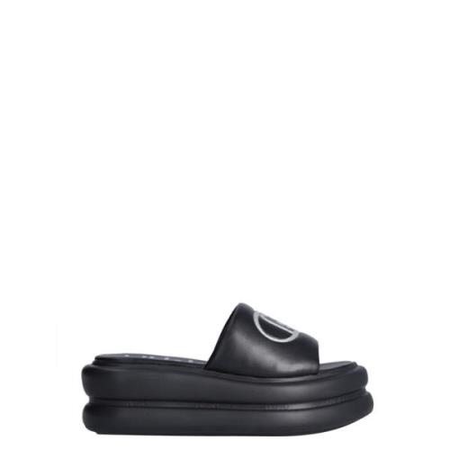 Liu Jo Svarta Plattforms Sandaler Aria 04 Black, Dam