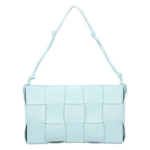 Bottega Veneta Laeder crossbodyvskor Blue, Dam