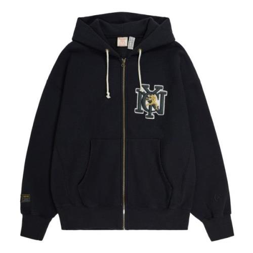 Champion Zip Cardigan Sweatshirt Black, Herr