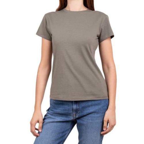 Columbia Dam T-shirt Grön Rund Hals Regular Fit Green, Dam