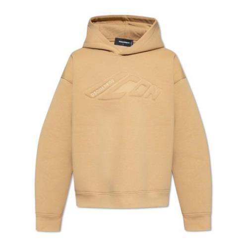 Dsquared2 Hoodie Beige, Herr