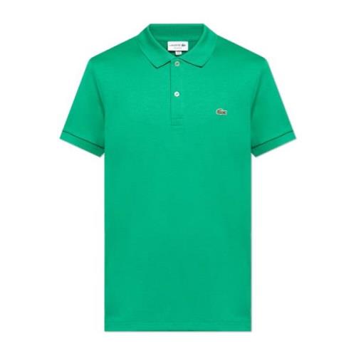 Lacoste Polo med logotyp Green, Herr