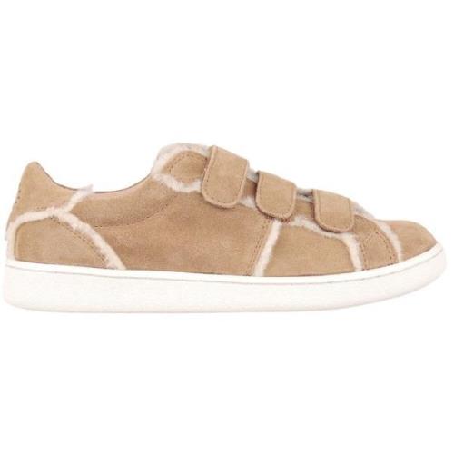 UGG Sneakers i mocka inspirerade av 90-talet med fluffiga sömmar Beige...