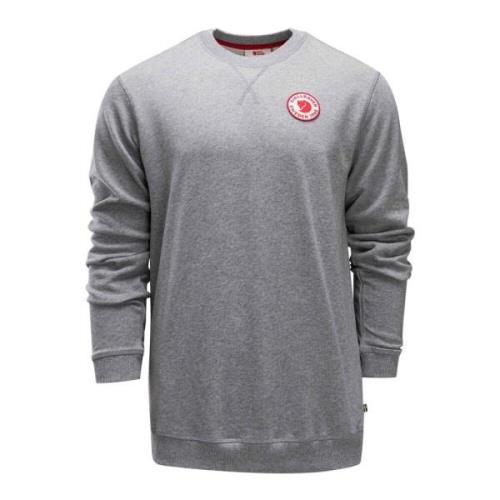 Fjällräven 1960 Logo Herr Sweatshirt Grå Melange Gray, Herr