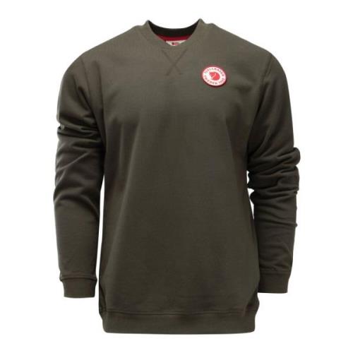 Fjällräven Herr Logo Badge Sweatshirt Brown, Herr