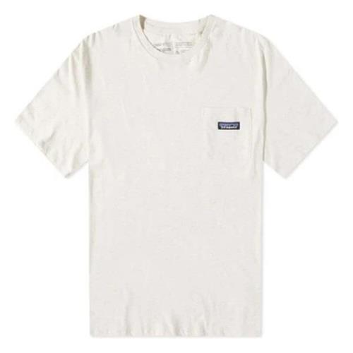 Patagonia Daily Pocket Tee T-shirt Beige, Herr