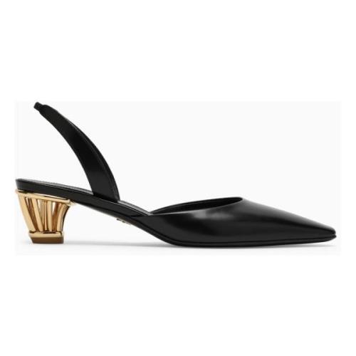 Salvatore Ferragamo Låga Alyssa Klackar Black, Dam