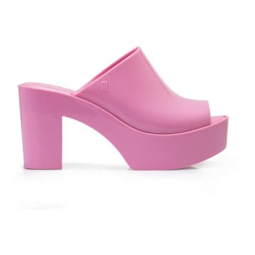 Melissa Rosa Mule Sandaler Klassisk Stil Pink, Dam