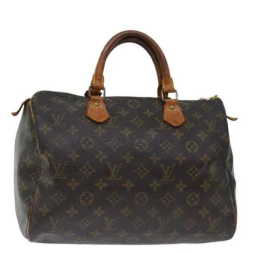 Louis Vuitton Vintage Pre-owned Canvas handvskor Brown, Dam